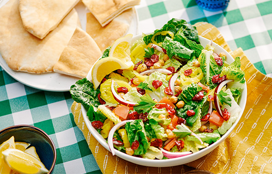 Recipe 1: Deconstructed Falafel Salad: