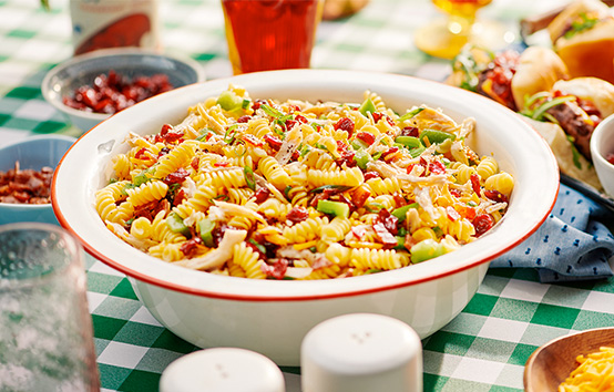 Recipe 4: Chicken Bacon And Cranberry Pasta Salad: