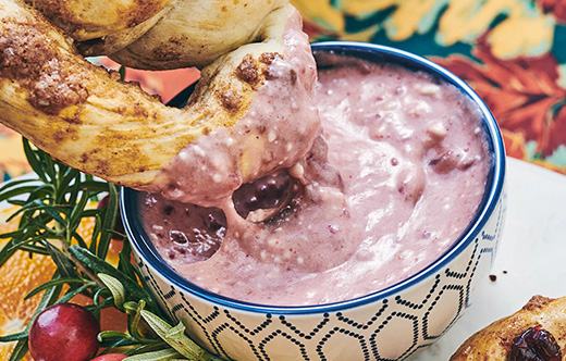 Cream Cheese Cranberry Dessert Dip