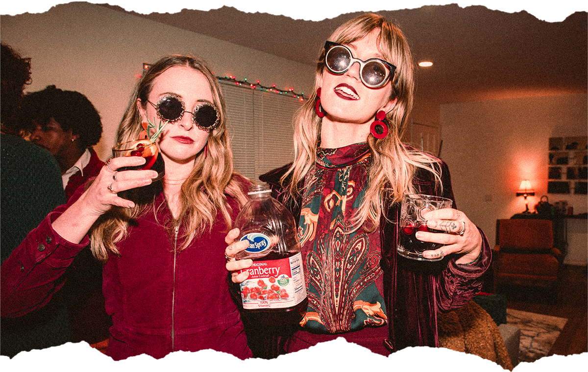 Bold and bitter - in the best way possible - Ocean Spray Cranberry Juice Cocktail. Stright up or mixed. One thing's for sure. The cranberry knows how to party.